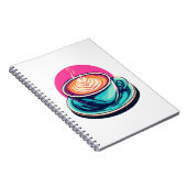 Cappuccino-Kaffeetasse Notizblock (Rechte Seite)