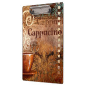 Cappuccino Klemmbrett (Links)