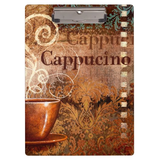 Cappuccino Klemmbrett (Vorderseite)