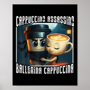 Cappuccino Liebe Ballerina Cappuccino Poster