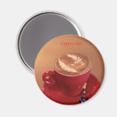 Cappuccino Magnet (Vorderseite/Rückseite)