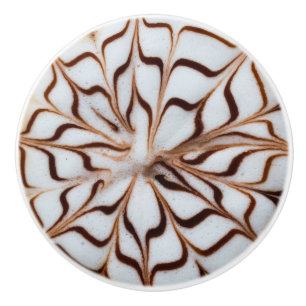 Cappuccino-Muster-Keramik-Griff Keramikknauf