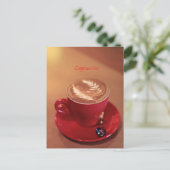Cappuccino Postkarte (Stehend Vorderseite)