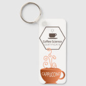 ‚Cappuccino‘ Schlüsselanhänger (Vorderseite)