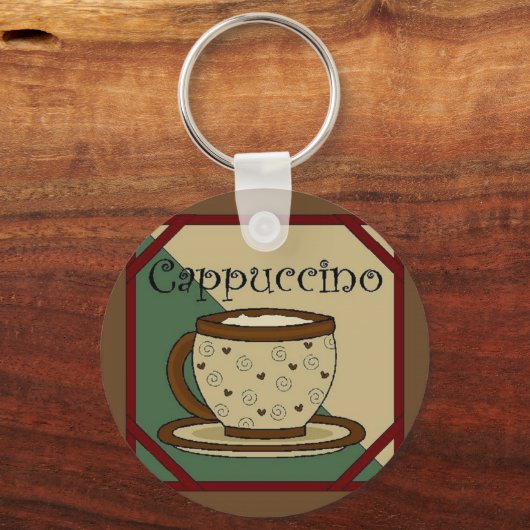 Cappuccino Schlüsselanhänger (Vorderseite)