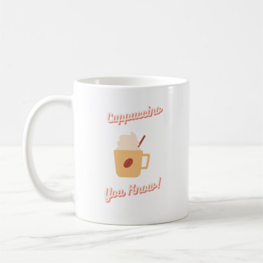 Cappuccino Sie wissen Kaffeetasse (Links)