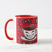 Cappuccino Souriant Tasse (Links)