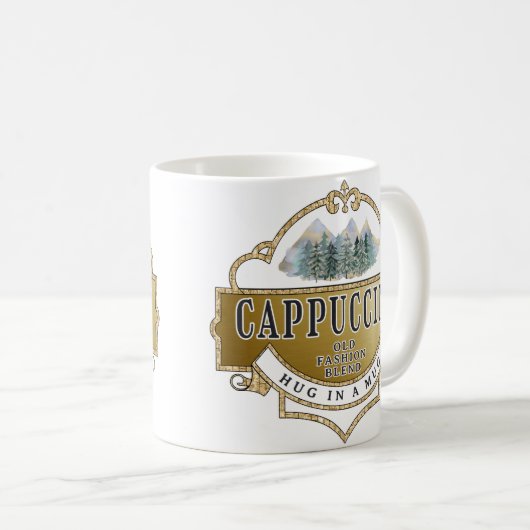 Cappuccino Tasse (VorderseiteRechts)