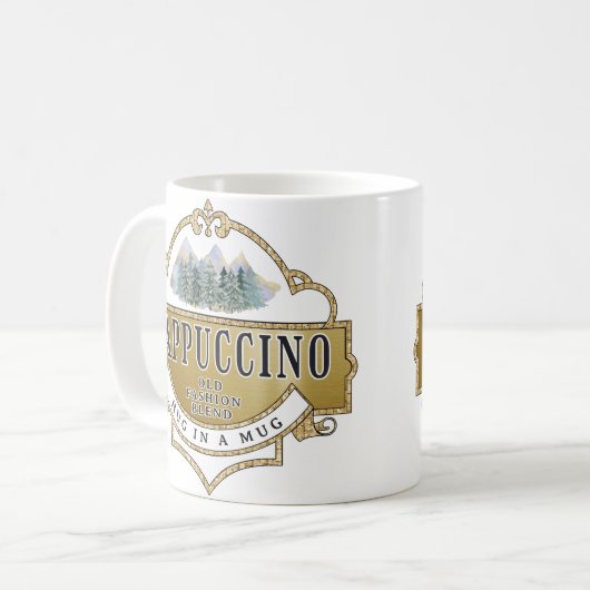 Cappuccino Tasse (Vorderseite Links)