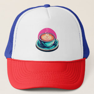 Cappuccino-Tasse Truckerkappe