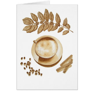Cappuccino und Zimt
