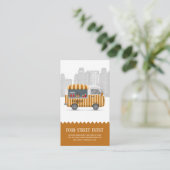 Cappuccino Visitenkarte (Stehend Vorderseite)