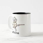 Cappuccino Zweifarbige Tasse (Vorderseite Links)