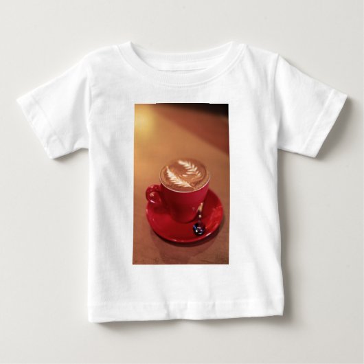 Cappucino Blank Baby T-shirt (Vorderseite)