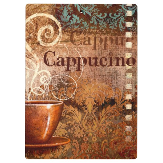 Cappucino Klemmbrett (Rückseite)