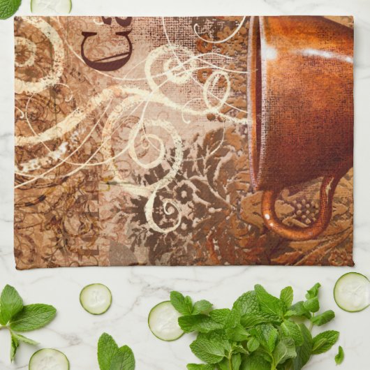 Cappucino Küchentuch (Gefaltet)