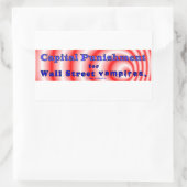 CapPunWallStVampires Rechteckiger Aufkleber (Tasche)