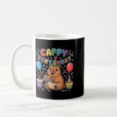 Cappy Geburtstag Capybara Liebhaber Mädchen Junge Kaffeetasse (Links)