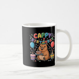 Cappy Geburtstag Capybara Liebhaber Mädchen Junge Kaffeetasse