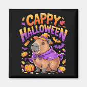 Cappy Halloween Capybara Witch  Magnet (Vorne)