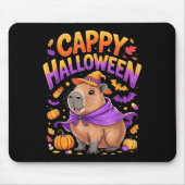 Cappy Halloween Capybara Witch  Mousepad (Vorne)