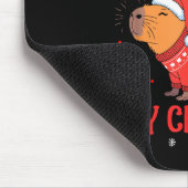 Cappy Holidays Capybara Christmas Cute Capy Xmas T Mousepad (Ecke)