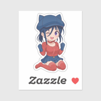 Cappy Mita Chibi Süße Anime Aufkleber