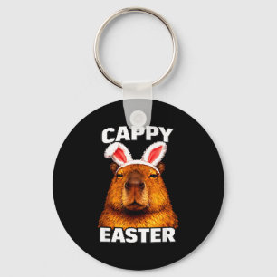 Cappy Ostern lustiger Capybara-Hasenohren-Tier  Schlüsselanhänger