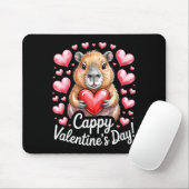 Cappy Valentine’s Day Cute Capybara Heart Design P Mousepad (Mit Mouse)
