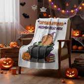 Cappybara Halloween Hexenmeister Cauldron Cozy Fleecedecke
