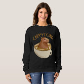 Cappyccino Capybara Coffee Sweatshirt (Vorne ganz)