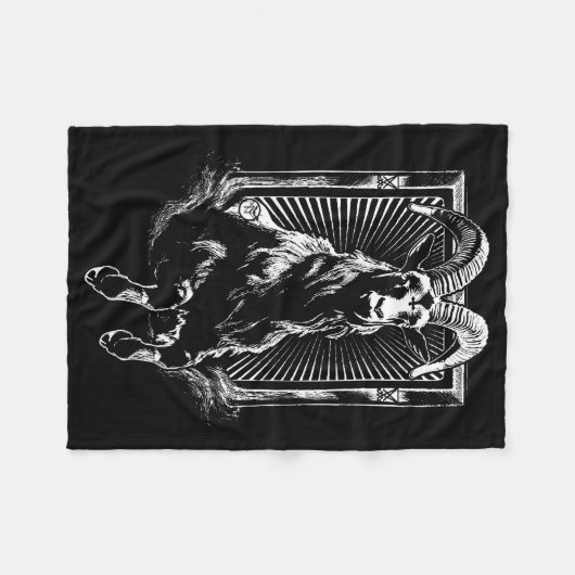 Capra Diaboli Fleecedecke (Vorderseite (Horizontal))