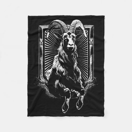 Capra Diaboli Fleecedecke (Vorderseite)