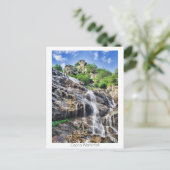 Capra Waterfall Postkarte (Stehend Vorderseite)