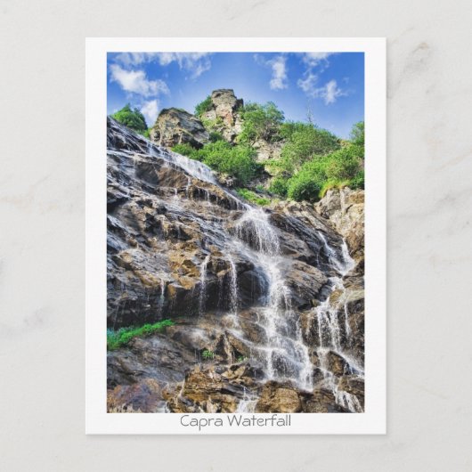 Capra Waterfall Postkarte (Vorderseite)
