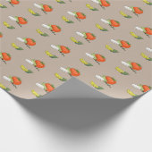 Caprese Italian Appetizer Koch Feinschmecker Bride Geschenkpapier (Ecke)