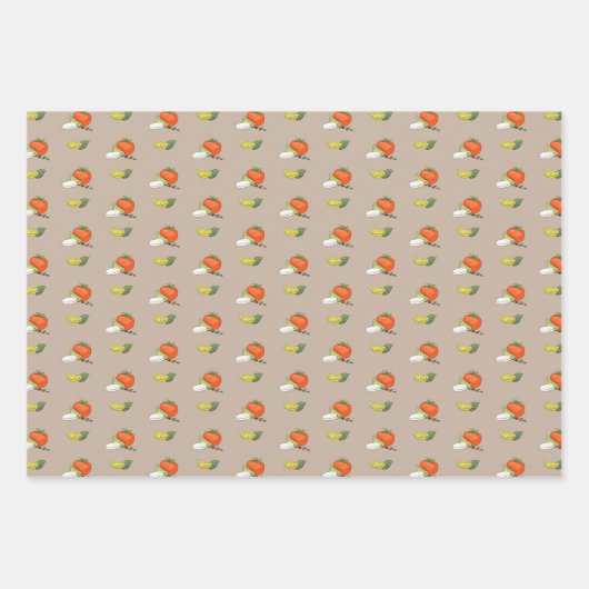 Caprese Italian Appetizer Koch Feinschmecker Bride Geschenkpapier Set (Vorderseite 2)