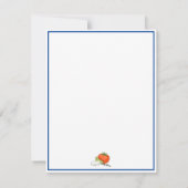 Caprese Italian Koch's Note Stationery Mitteilungskarte (Rückseite)