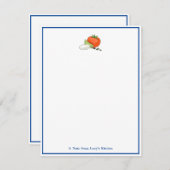 Caprese Italian Koch's Note Stationery Mitteilungskarte (Vorne/Hinten)