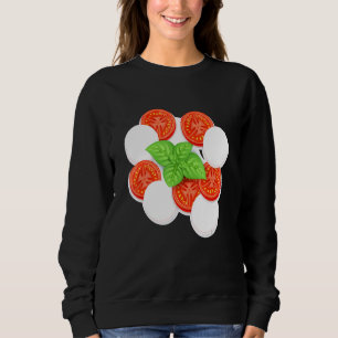 Caprese Morzarella I Tomaten Gemüse Gärtner Sweatshirt