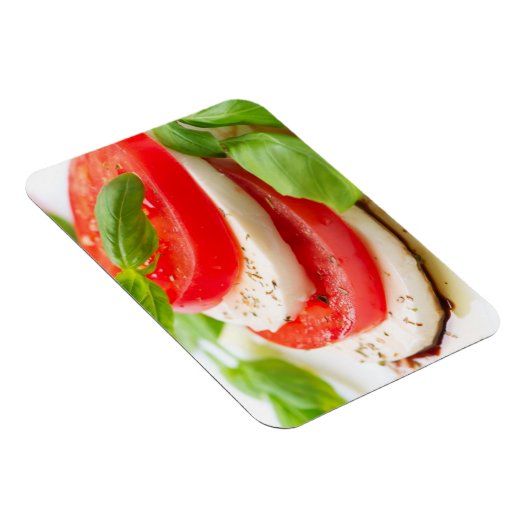 Caprese Salad Tomaten- und Mozzarella-Scheiben Magnet (Rechte Seite)