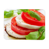 Caprese Salad Tomaten- und Mozzarella-Scheiben Magnet (Horizontal)