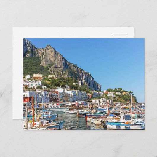 Capri. 2 postkarte (Vorne/Hinten)