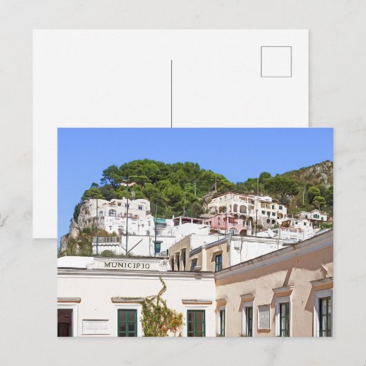 Capri. 4 postkarte (Vorne/Hinten)