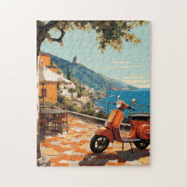 Capri Amalfi Küste Italien Vintag Puzzle