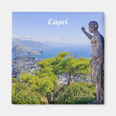 Capri-Bergsicht Magnet (Vorne)