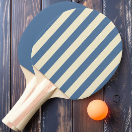 Capri Blue Polo Striping und Solid Tischtennis Schläger