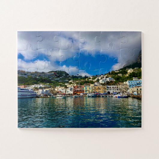 Capri Coastline | Welcome to the Island of Dreams Puzzle (Horizontal)