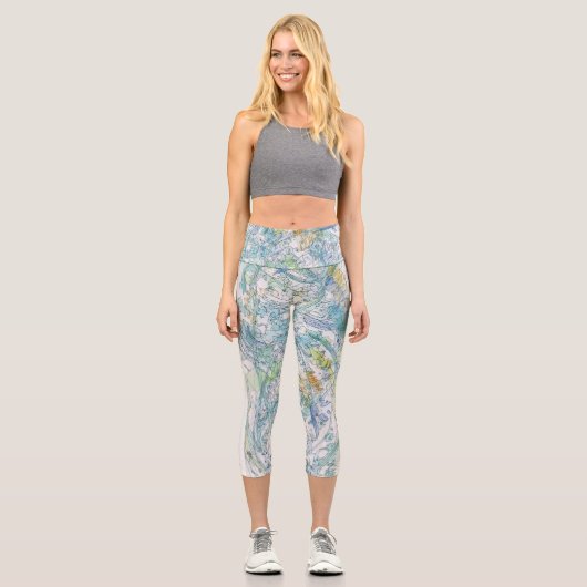 Capri Design V Leggings (Vorderseite)