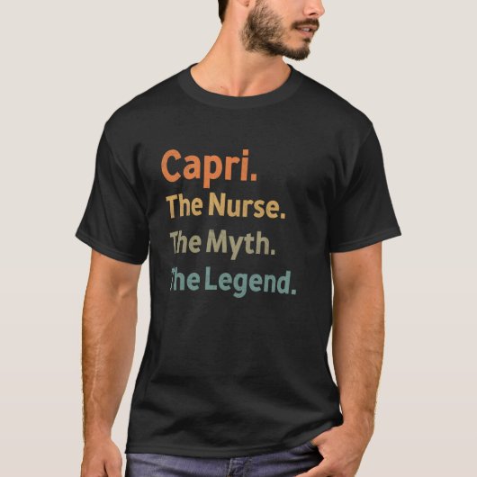 Capri die Krankenschwester Der Mythos Die Legende  T-Shirt (Vorderseite)